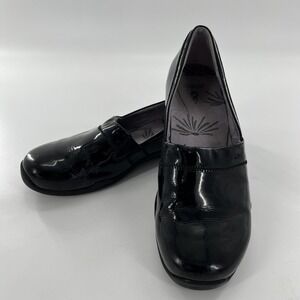 Ahnu Black Patent Leather Loafers